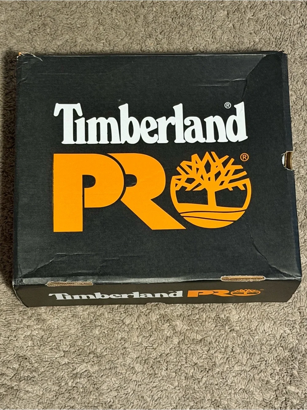 Timberland PRO Black Box with Orange Logo